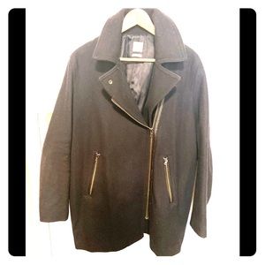 Wool Asymmetrical Coat